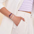 Amethyst | Silber | Armband mit ungeschliffenem Edelstein