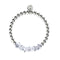 Herkimer Quarz | Silber | Armband aus ungeschliffenem Edelstein