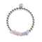 Morganit | Silber | Armband mit ungeschliffenem Edelstein