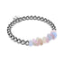 Morganit | Silber | Armband mit ungeschliffenem Edelstein