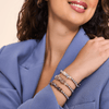 Morganit | Silber | Armband mit ungeschliffenem Edelstein