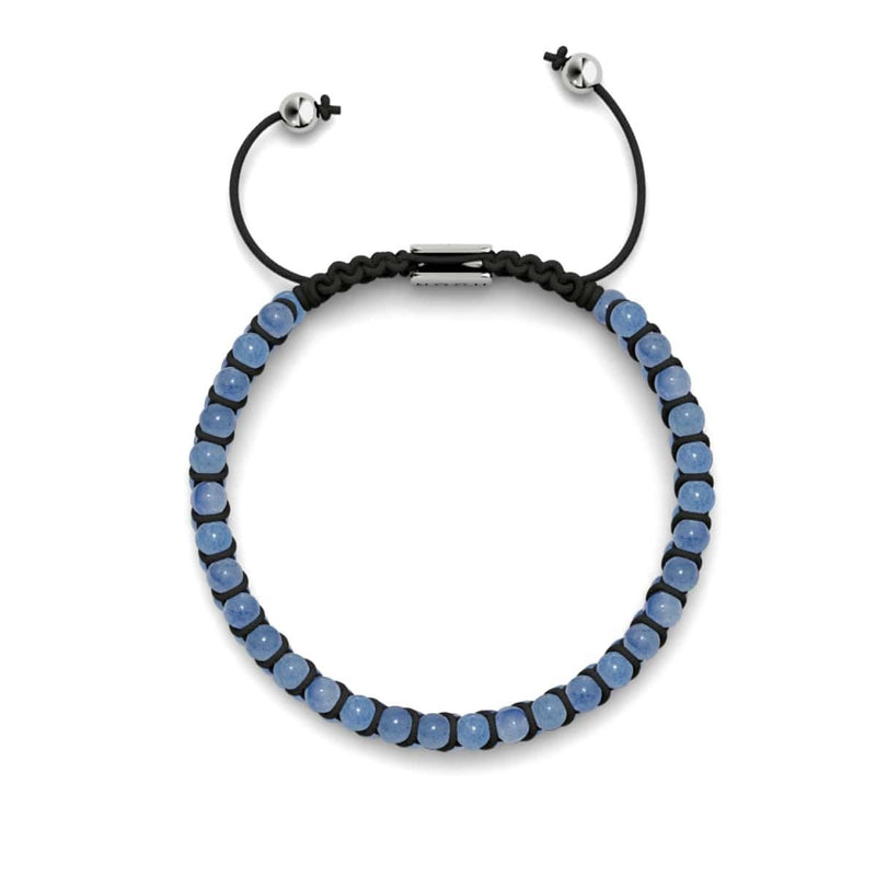 Aquamarin-Jade | 925er Sterlingsilber | Vitalitätsarmband