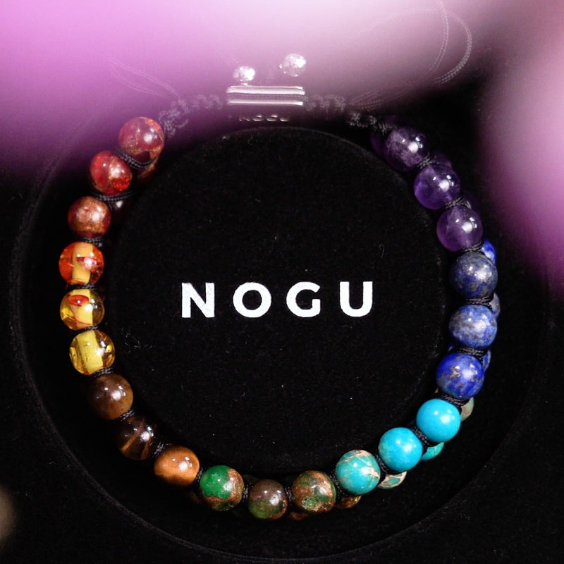 Regenbogen-Chakra | 7-Edelstein-Armband