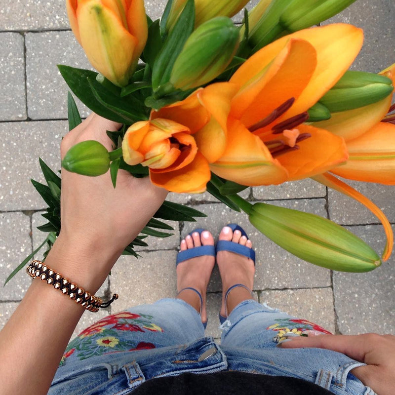 Roségold | Schwarz | Vitalitätsarmband