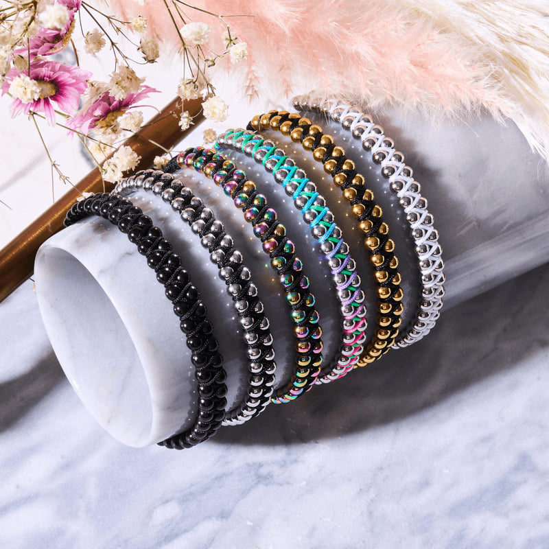 Silber | Schwarz | Mini Vitality Armband