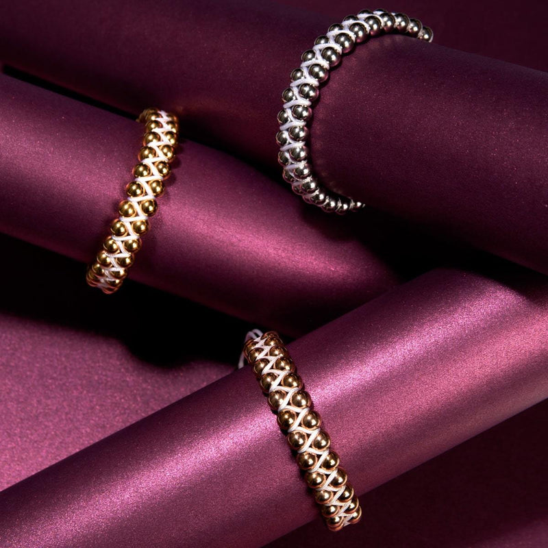 Silber | Weiß | Vitalitätsarmband