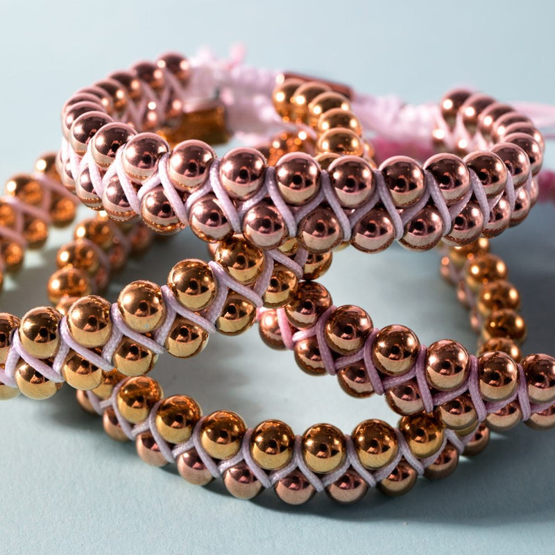 Zweifarbiges Gold | Weiß | Vitalitätsarmband