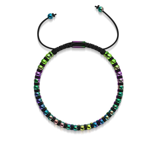 Einhorn Silber | Schwarz | Mini Vitality Armband