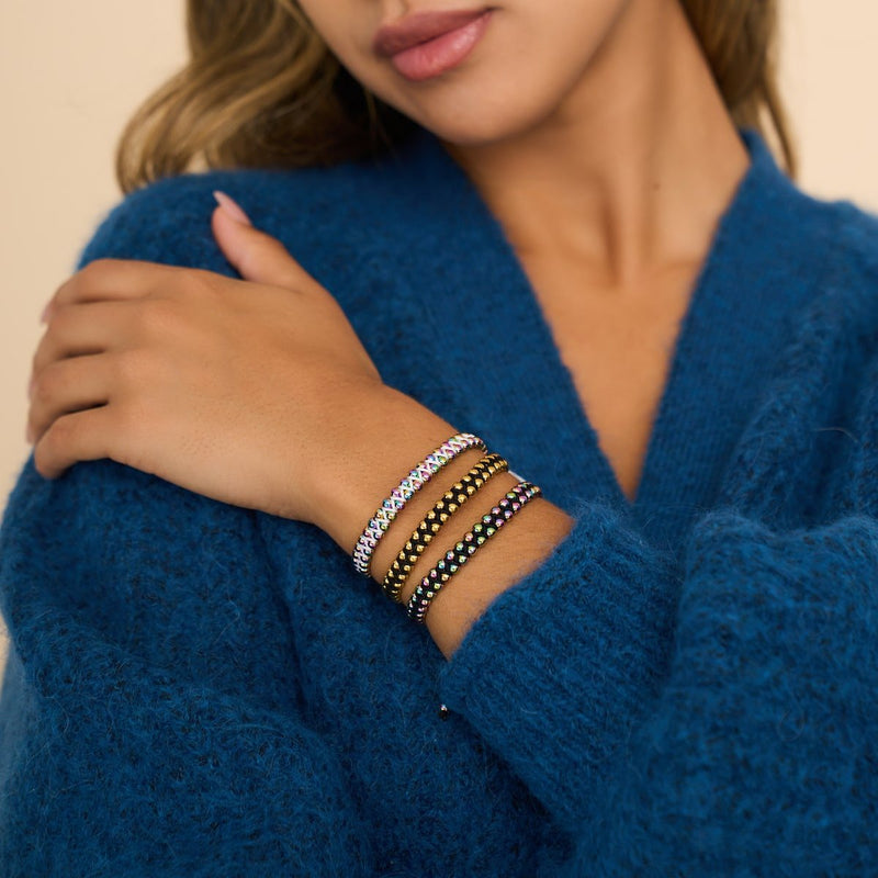 Einhorn Silber | Weiß | Mini Vitality Armband