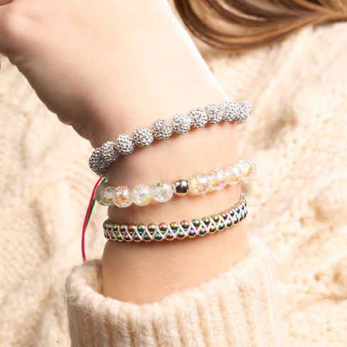Einhorn Silber | Weiß | Mini Vitality Armband