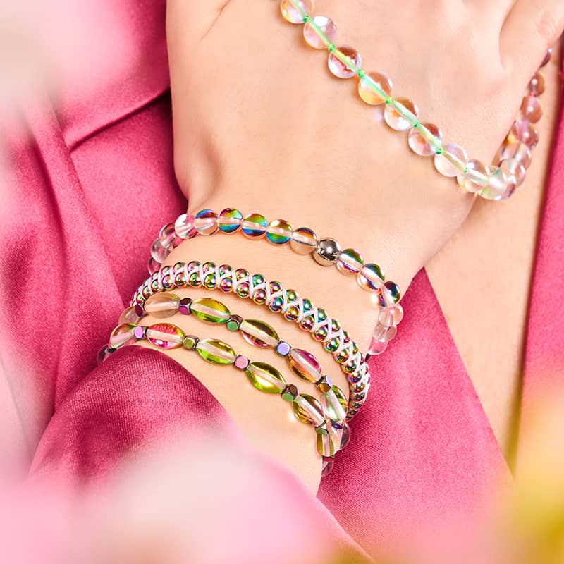 Einhorn Silber | Weiß | Mini Vitality Armband