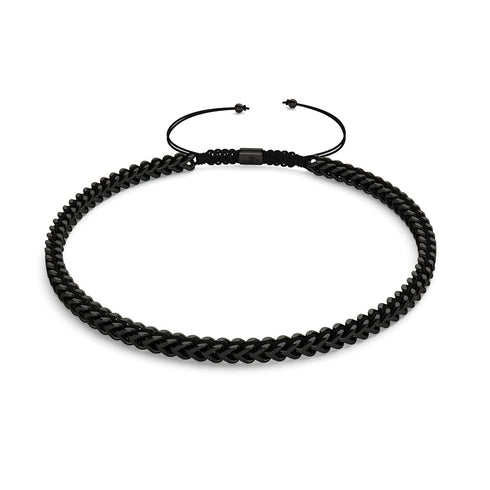 Schwarz x Rotguss | Gaia Weizenkette | Choker Halskette
