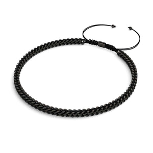 Schwarz x Rotguss | Gaia Weizenkette | Choker Halskette