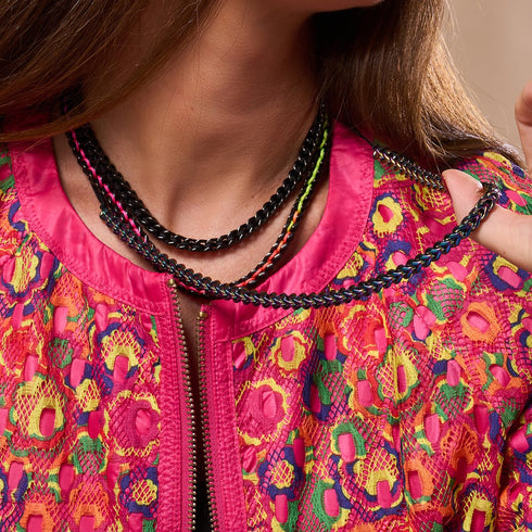 Spectrum x Gunmetal | Gaia Weizenkette | Choker Halskette