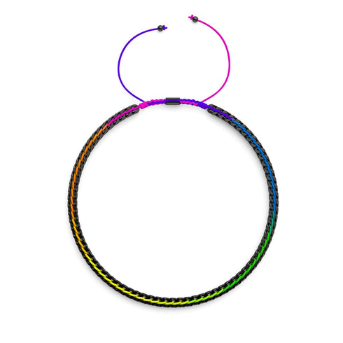 Spectrum x Gunmetal | Gaia Weizenkette | Choker Halskette