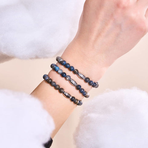 Ägäischer Sturm x Silber | Abalone-Armband