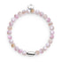 Marmoriertes Blush x Silber | Abalone-Armband