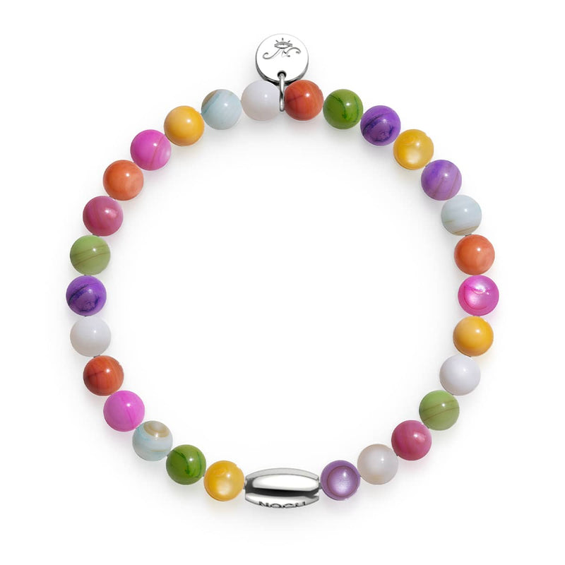 Piñata Konfetti x Silber | Abalone Armband