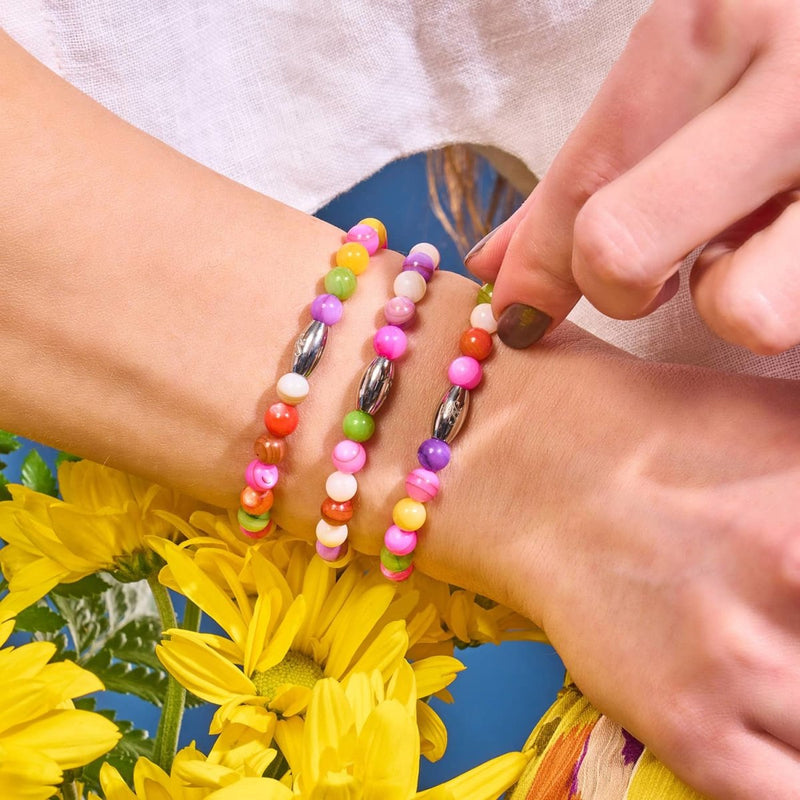 Piñata Konfetti x Silber | Abalone Armband