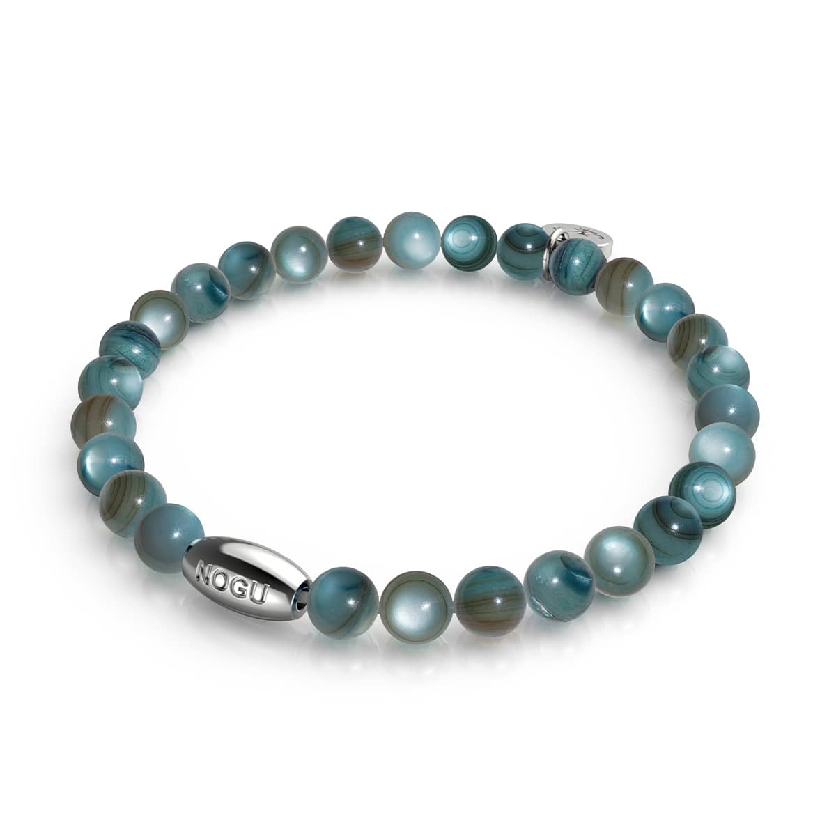 Viridian Kelp x Silber | Abalone Armband