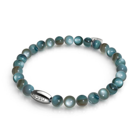 Viridian Kelp x Silber | Abalone Armband