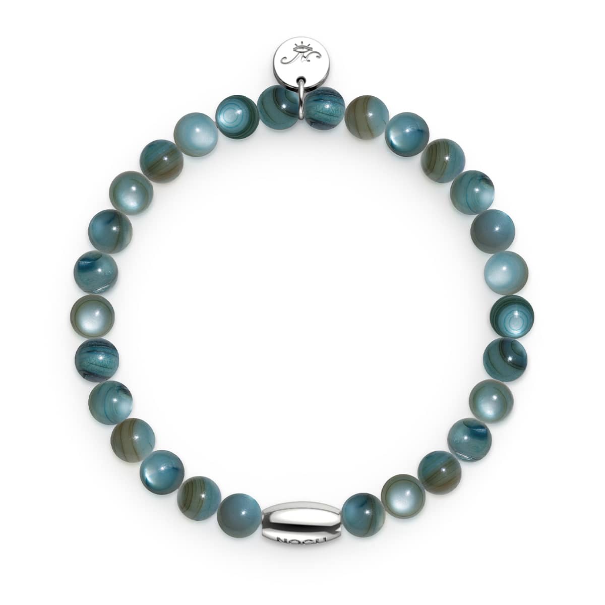 Viridian Kelp x Silber | Abalone Armband