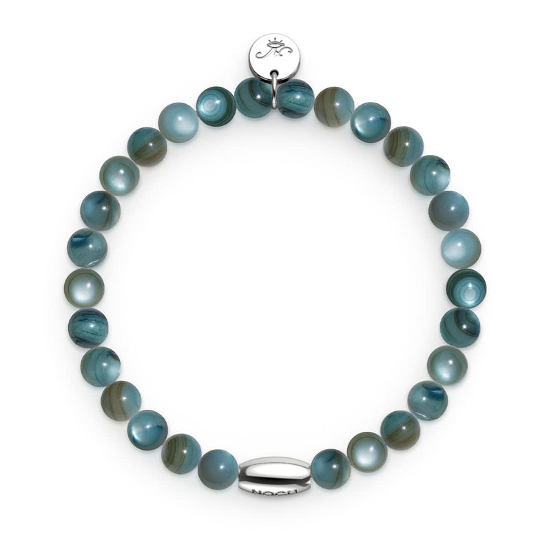 Viridian Kelp x Silber | Abalone Armband