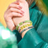 Viridian Kelp x Silber | Abalone Armband