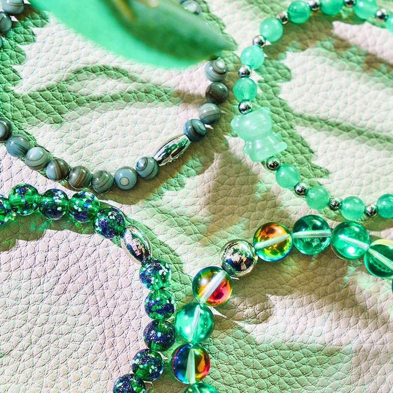 Viridian Kelp x Silber | Abalone Armband