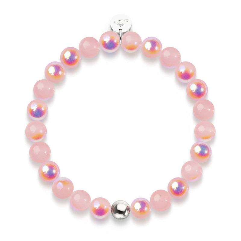 Drachenfrucht | 925er Sterlingsilber | Blasenglasarmband