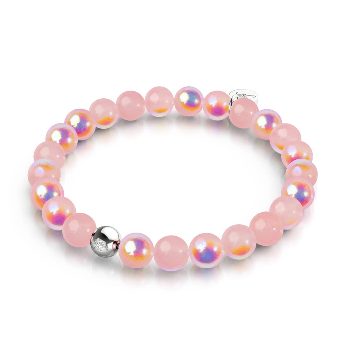 Drachenfrucht | 925er Sterlingsilber | Blasenglasarmband