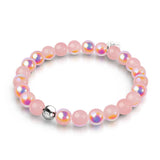 Drachenfrucht | 925er Sterlingsilber | Blasenglasarmband