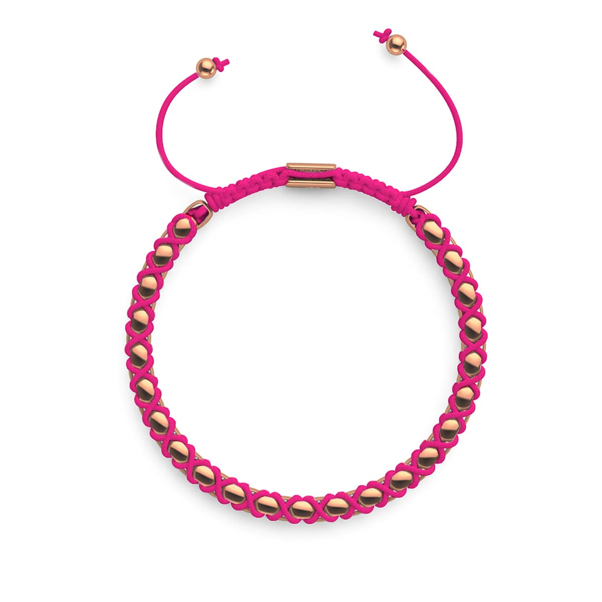 Magenta x Roségold | Catena Gliederarmband