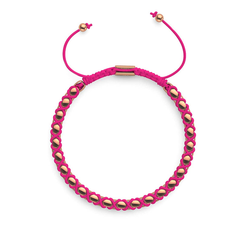 Magenta x Roségold | Catena Gliederarmband