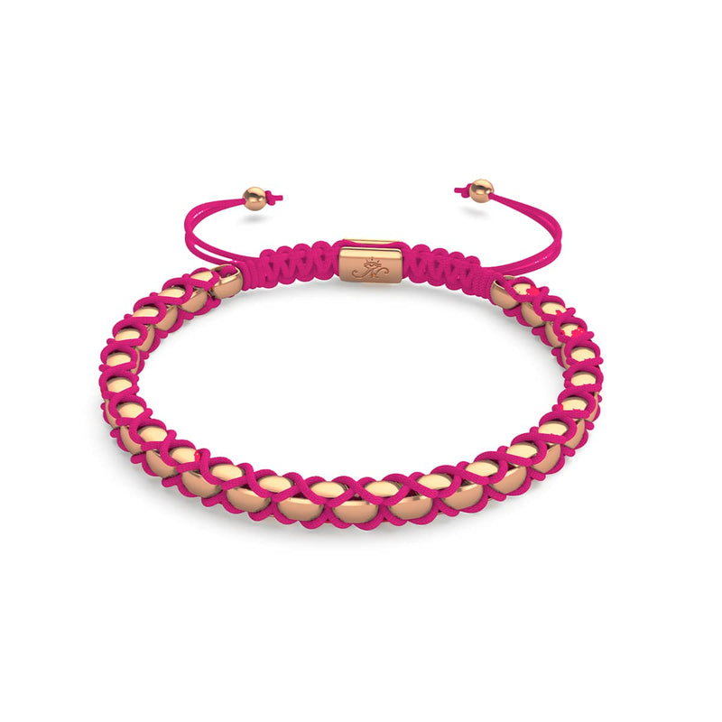 Magenta x Roségold | Catena Gliederarmband