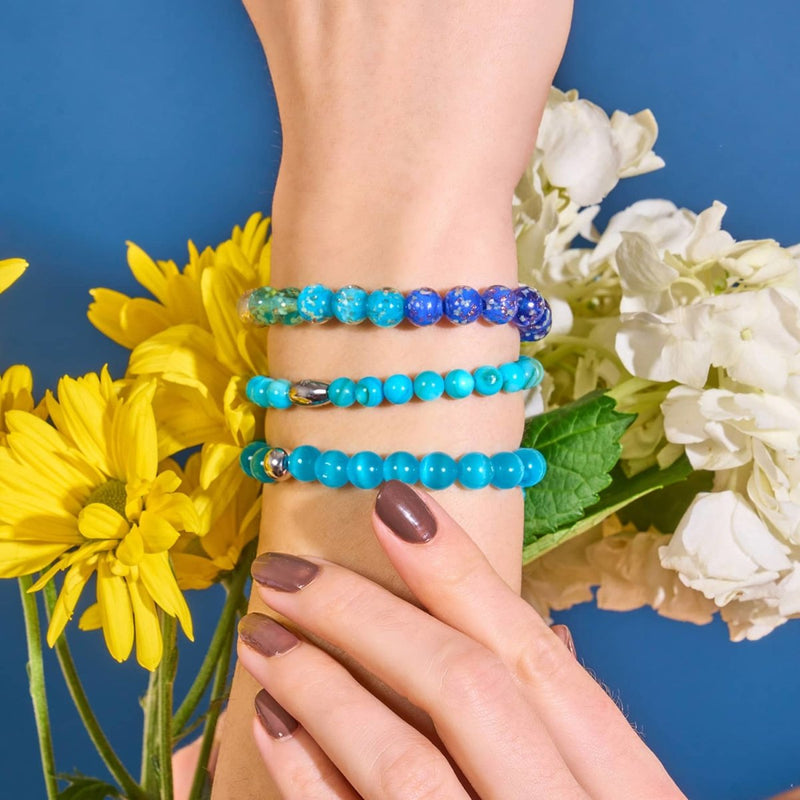 Trink mich Trank | 925 Sterling Silber | Cheshire Glas Armband