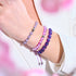 Lila | Silber | Cheshire Glas Charmballa Armband