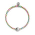 Isla | Einhorn Silber | Kristall Muschel Charm Armband