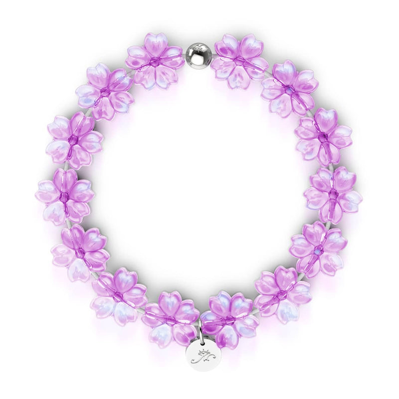 Glockenblume | Feenglas-Armband