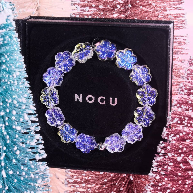 Eisblumen | Feenglas Armband