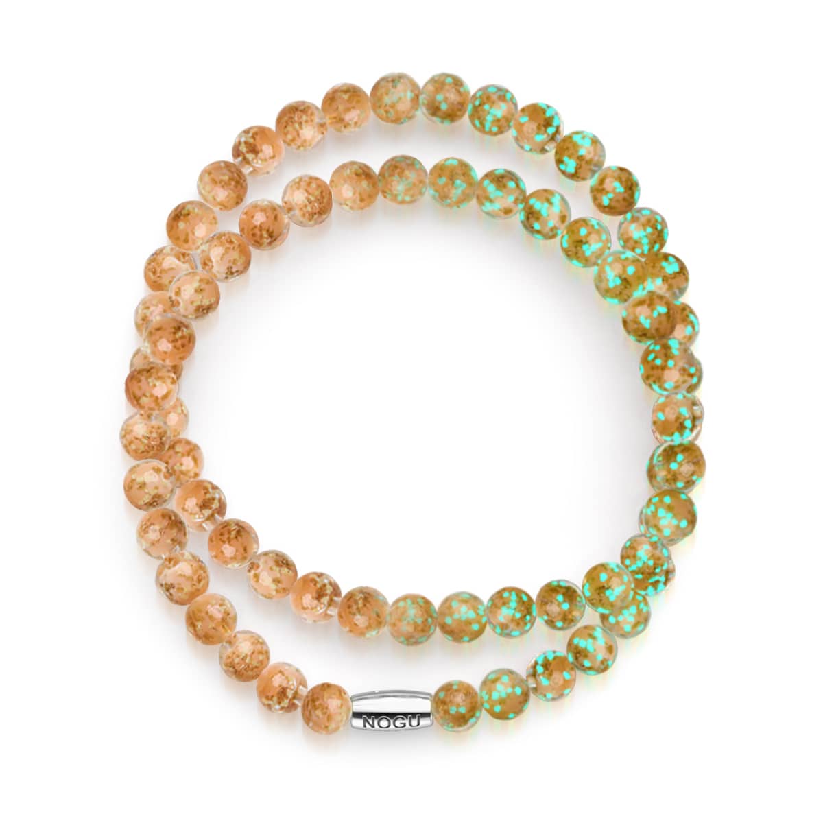 Aprikose | 925er Sterlingsilber | Firefly-Glasfolie