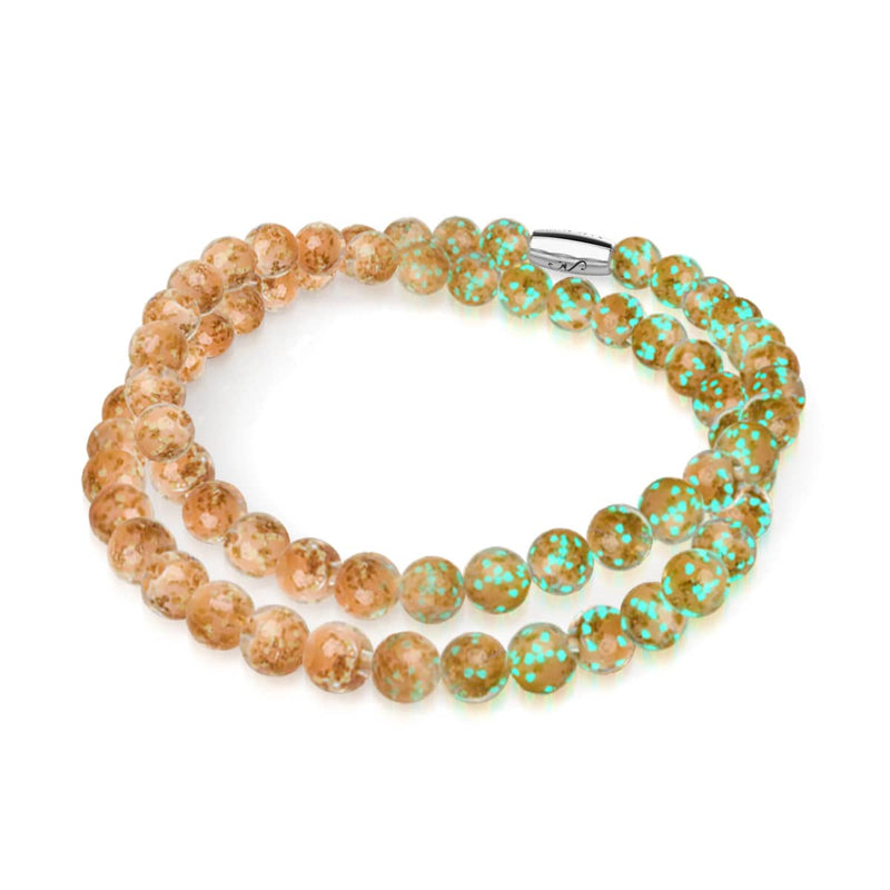 Aprikose | 925er Sterlingsilber | Firefly-Glasfolie