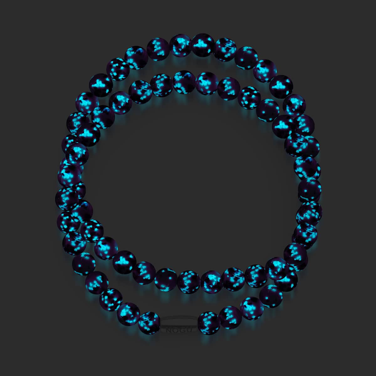 Blaues Byzanz | 925er Sterlingsilber | Firefly-Glasfolie