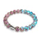 Blaue Hortensie | 925 Sterling Silber | Firefly Glasgarten Armband