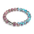 Blaue Hortensie | 925 Sterling Silber | Firefly Glasgarten Armband
