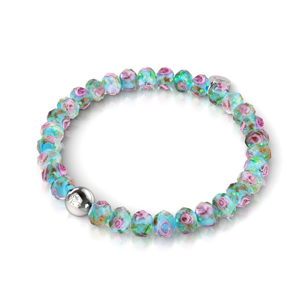 Glockenblume | Firefly Glas Diamanten Armband