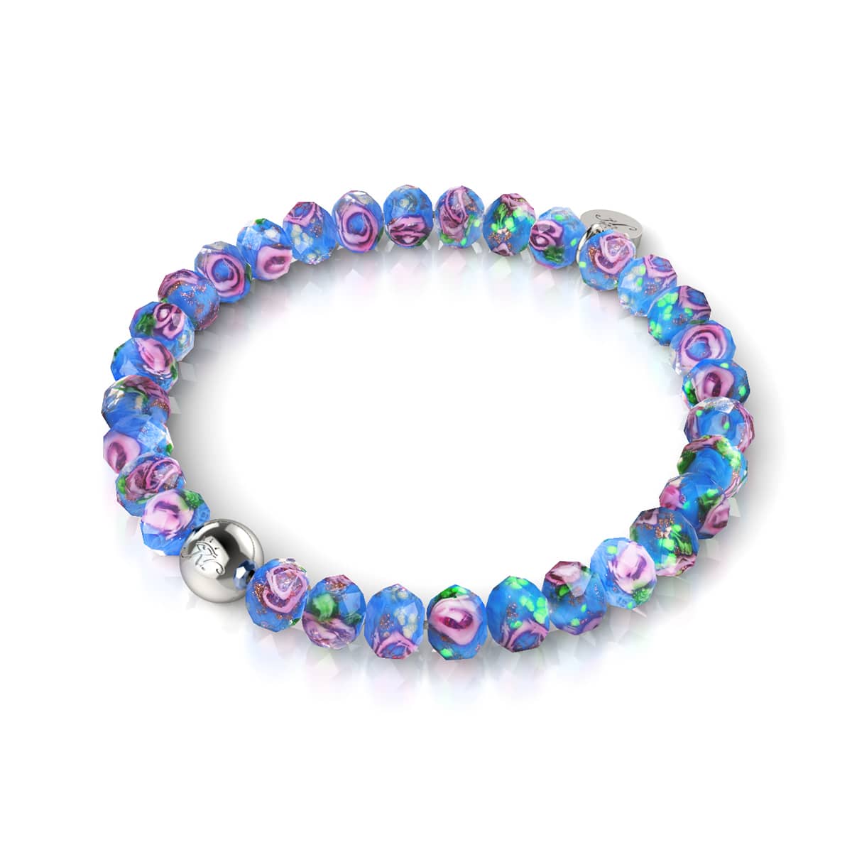 Hyazinthe | Firefly Glas Diamanten Armband