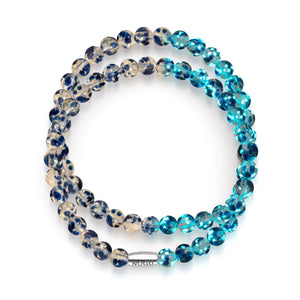 Indigo Dunes | 925er Sterlingsilber | Firefly-Glasfolie