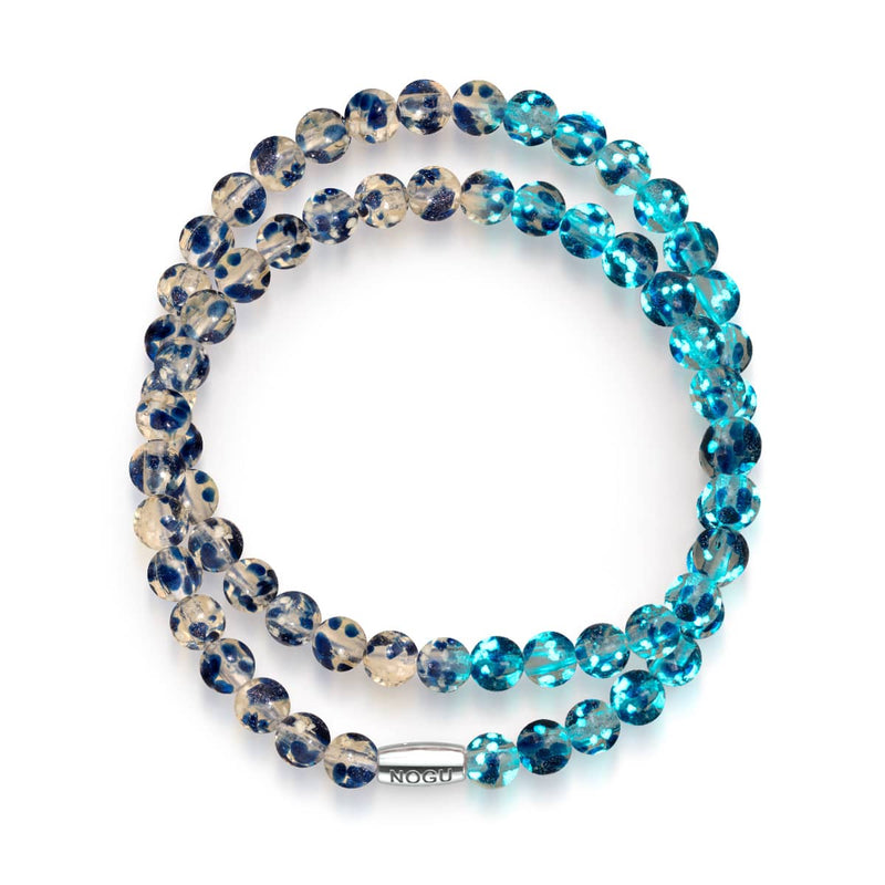 Indigo Dunes | 925er Sterlingsilber | Firefly-Glasfolie