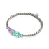 Lila | Silber | Firefly Glaskaskadenarmband